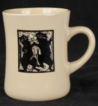 2 Cats Bar Harbor Stoneware Coffee Mug